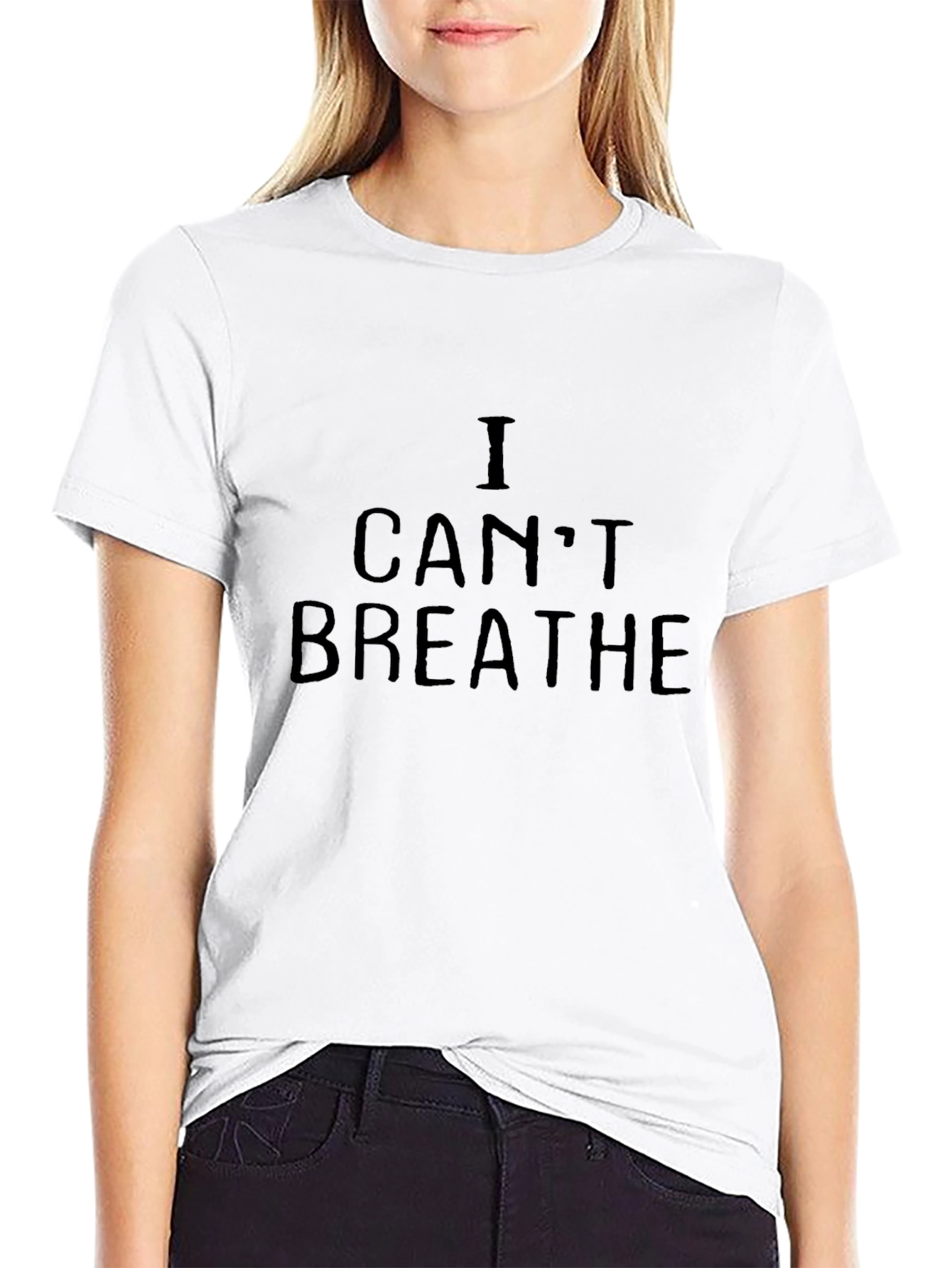 I Cant Breathe T-Shirt - Mens Black Tee
