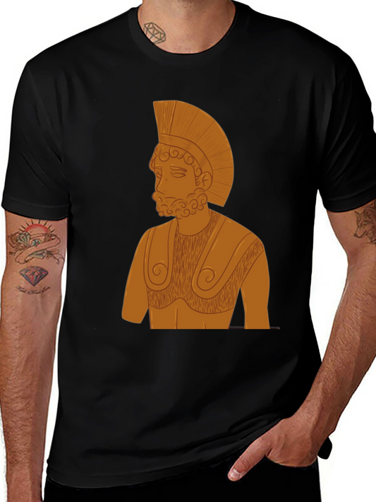 Spartan Warrior Graphic T-Shirt - Classic Style