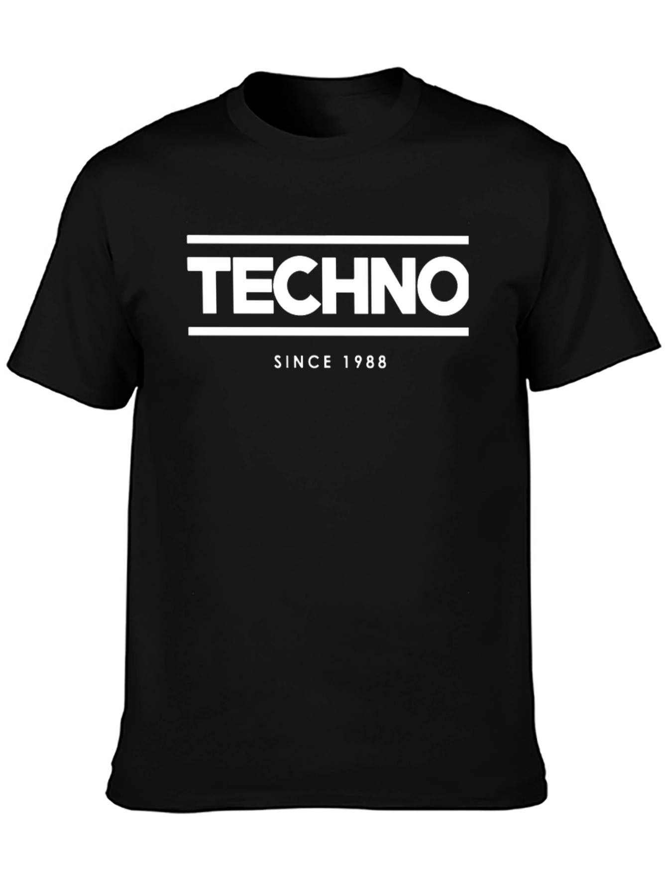 Techno Since 1988 Mens Black T-Shirt
