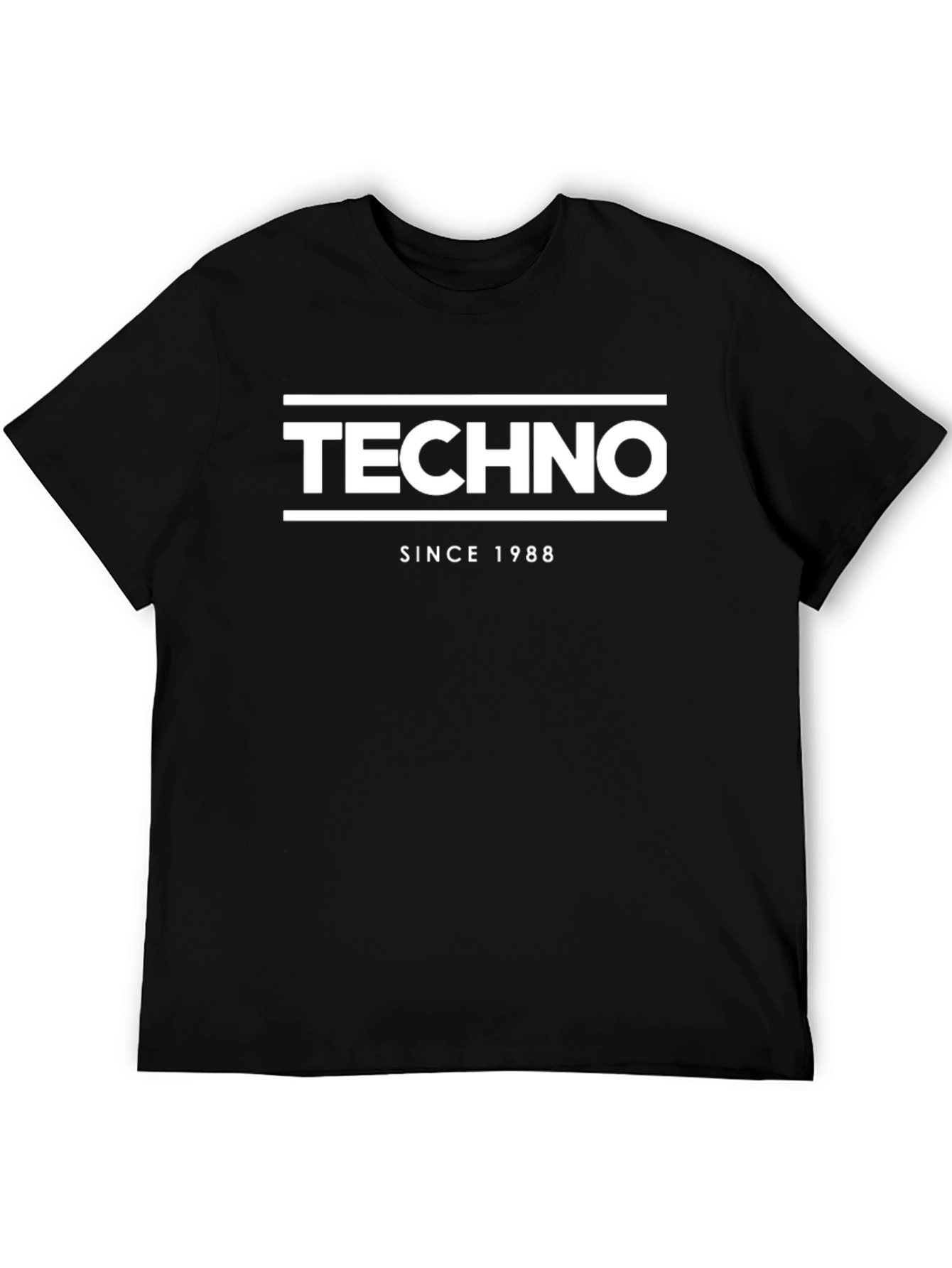 Techno Since 1988 Mens Black T-Shirt