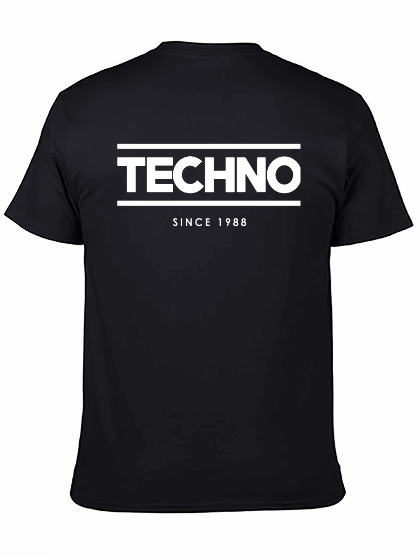 Techno Since 1988 Mens Black T-Shirt