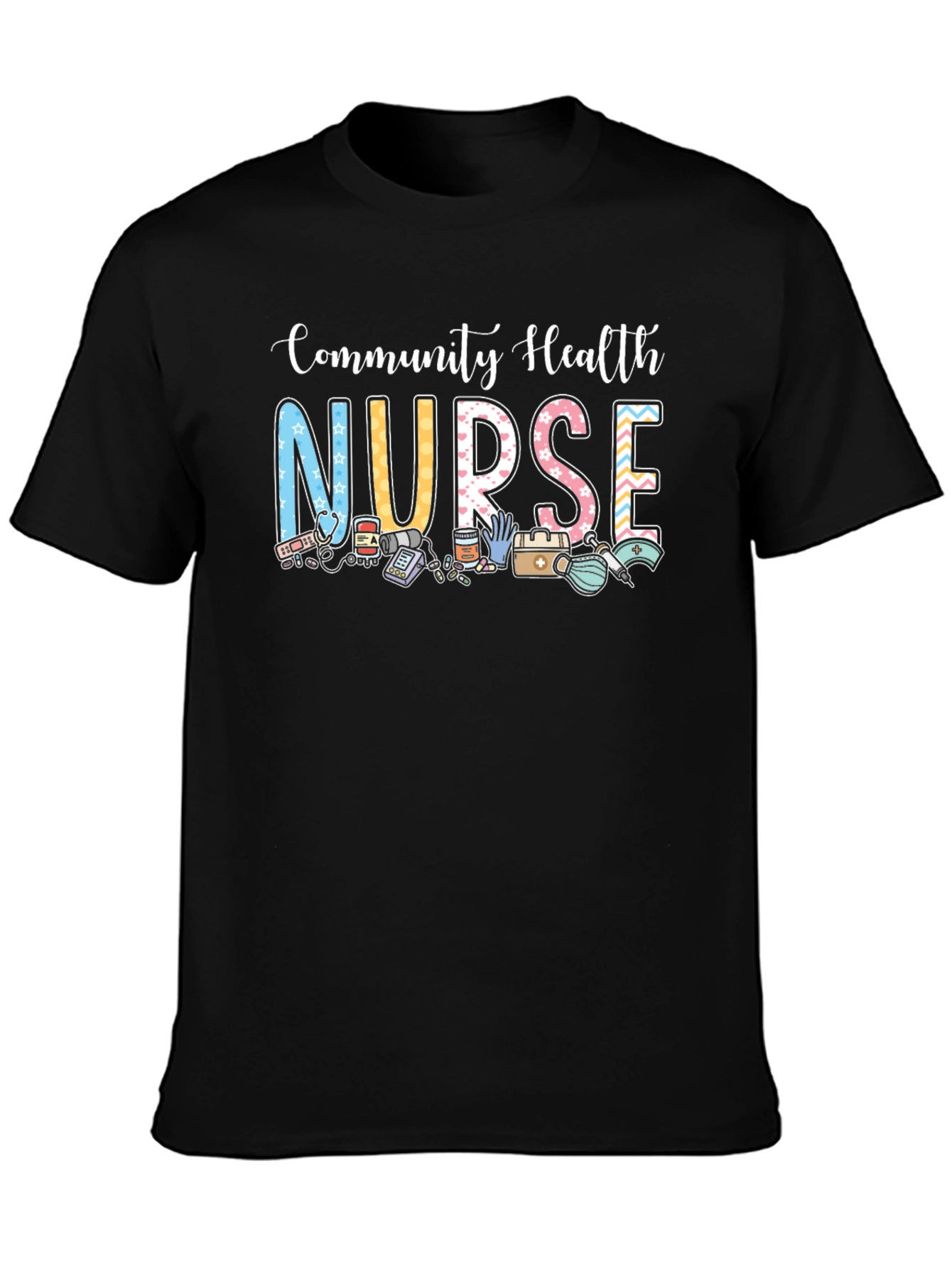 Community Health Nurse Graphic T-Shirt