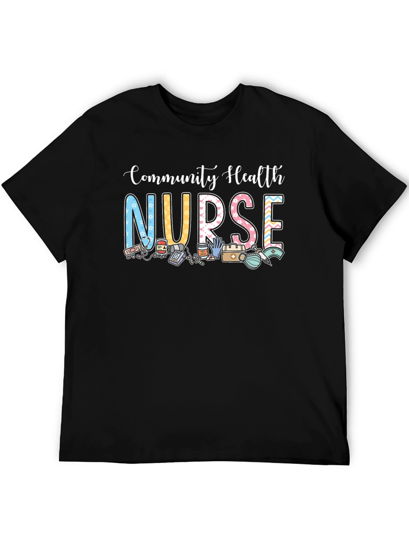 Community Health Nurse Graphic T-Shirt